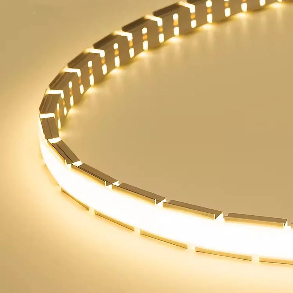Curved Led Aluminum Profile Bendable Hidden Ceiling Channel Diy Shaped Line Light Wall Decor Atmosphere Linear Bar Strip Light