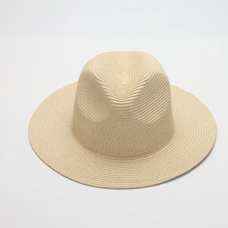 

Hat Women Summer Beach Ladies Casual Panama Hat Men Jazz Cap Fashion Sun Hats Female Wide Brim Outdoors Gorro Chapeu Floppy