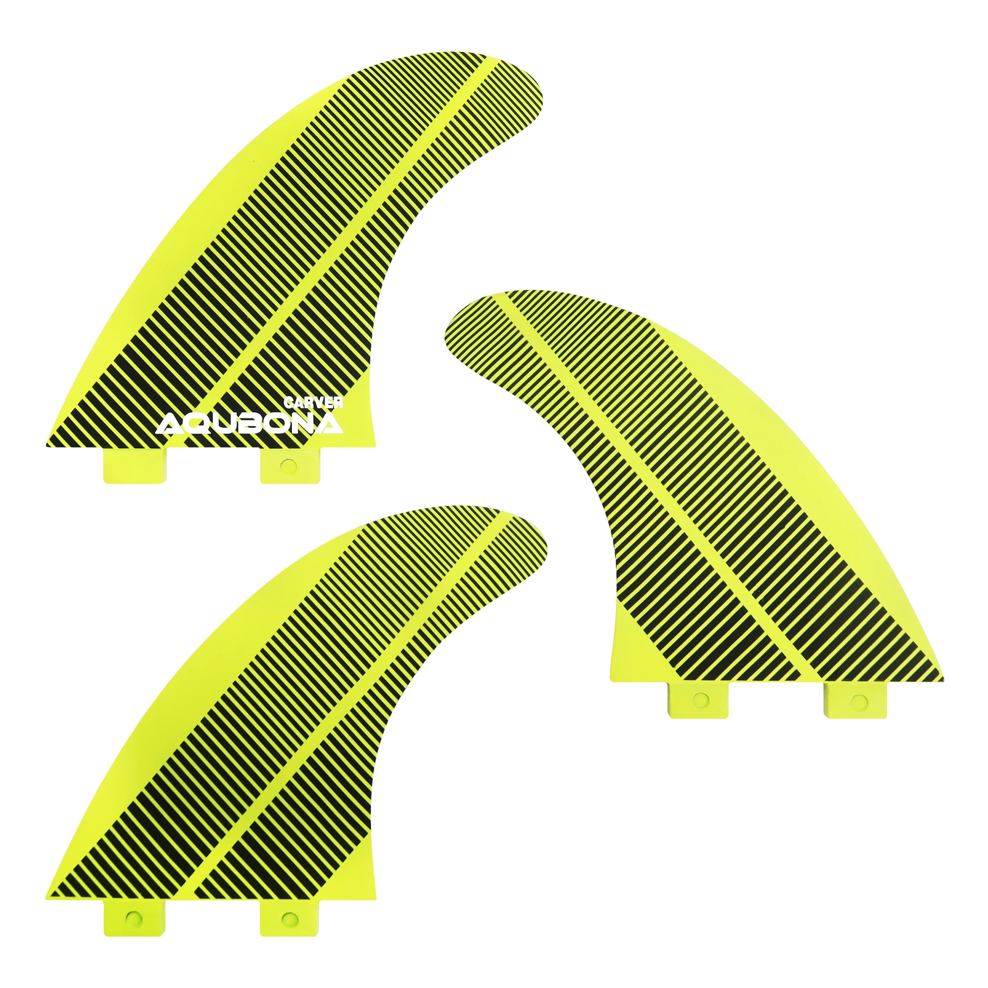 Surfboard Fins Double Tabs Compatible Tri-fin Set Neo Glass Large Sizes Surfing Sins/CARVER/PERFORMER