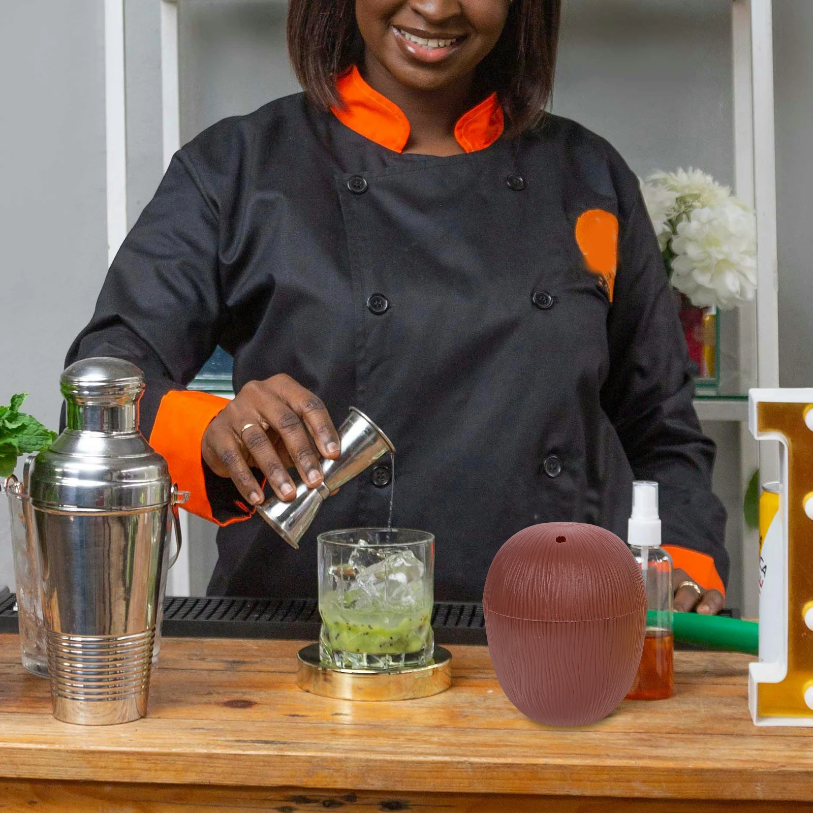 

4pcs Pineapple Coconut Shaped Drinking Cup Set Large Capacity Reusable Party Beverage Container For Hawaii Luau Summer Beach