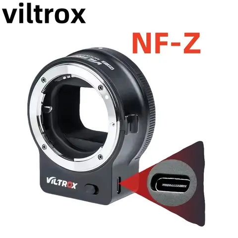 VILTROX NF-Z Full Frame Lens Adapter Auto Focus Nikon F to Nikon Z Mount Compatible with Nikon ZFC Z5 Z50 Z6 Z7 Z6II Z7II Camera