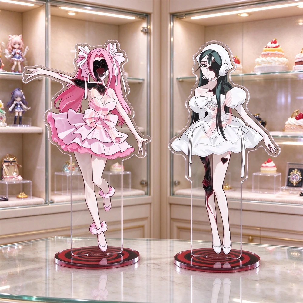 Alien Dance Anime Zombie Stage Acrylic Standee Mizi Sua Anime Character Figure Stand Desktop Display Ornament Gift Keychain