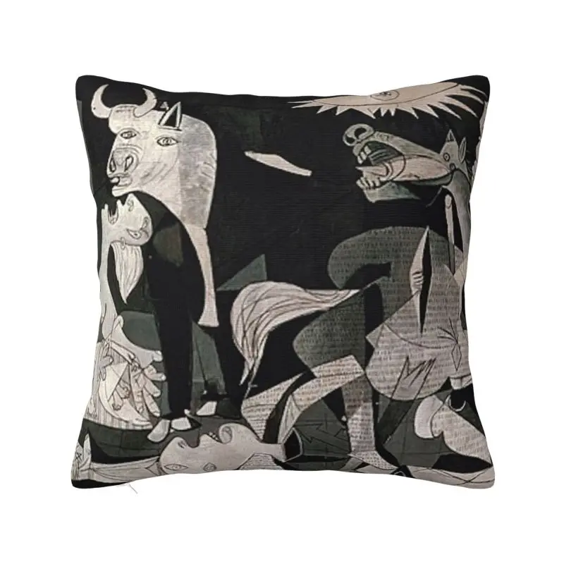 Spain Pablo Picasso Guernica Throw Pillow Case Decor Home Luxury Cushion Cover Car Pillowcase