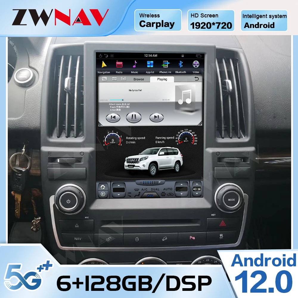 Carplay For Land Rover Freelander 2 2005 2006 - 2016 Vertical Screen Car Radio Android Multimedia Player Auto Stereo Head Unit