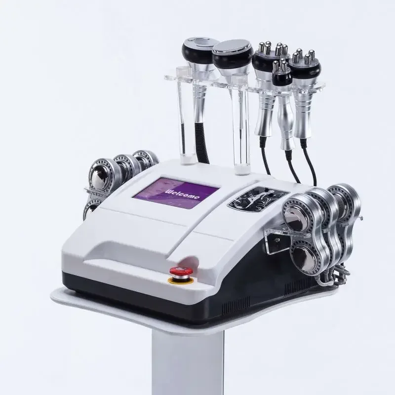 

6 In 1 EMS Cavitation LED Galvanic Ion Body slimming Beauty Machine Acupuncture Anti Cellulite Massage