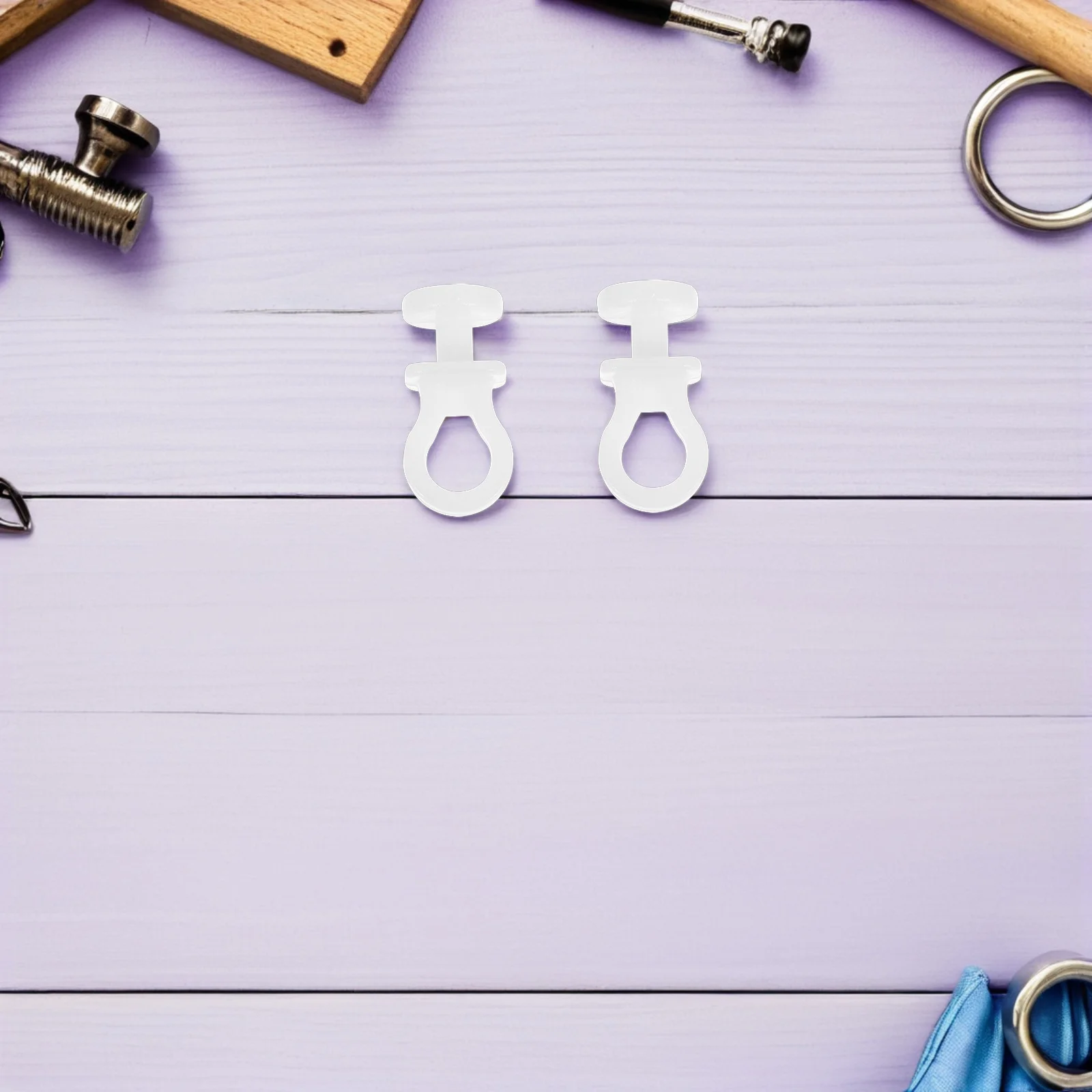 100 قطعة من البلاستيك الأبيض دش الستار السنانير للمسارات السلس الإنزلاق بكرات ديكور المنزل المسار الستار السنانير البلاستيك السكك الحديدية الطائرات الشراعية #6