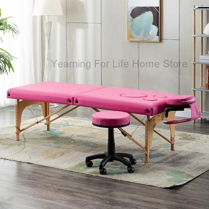 Portable Aesthetic Table Professional Beautician Stretcher Spa Bed Chair Cosmetologist's Couch Beauty Maca Portatil Salon