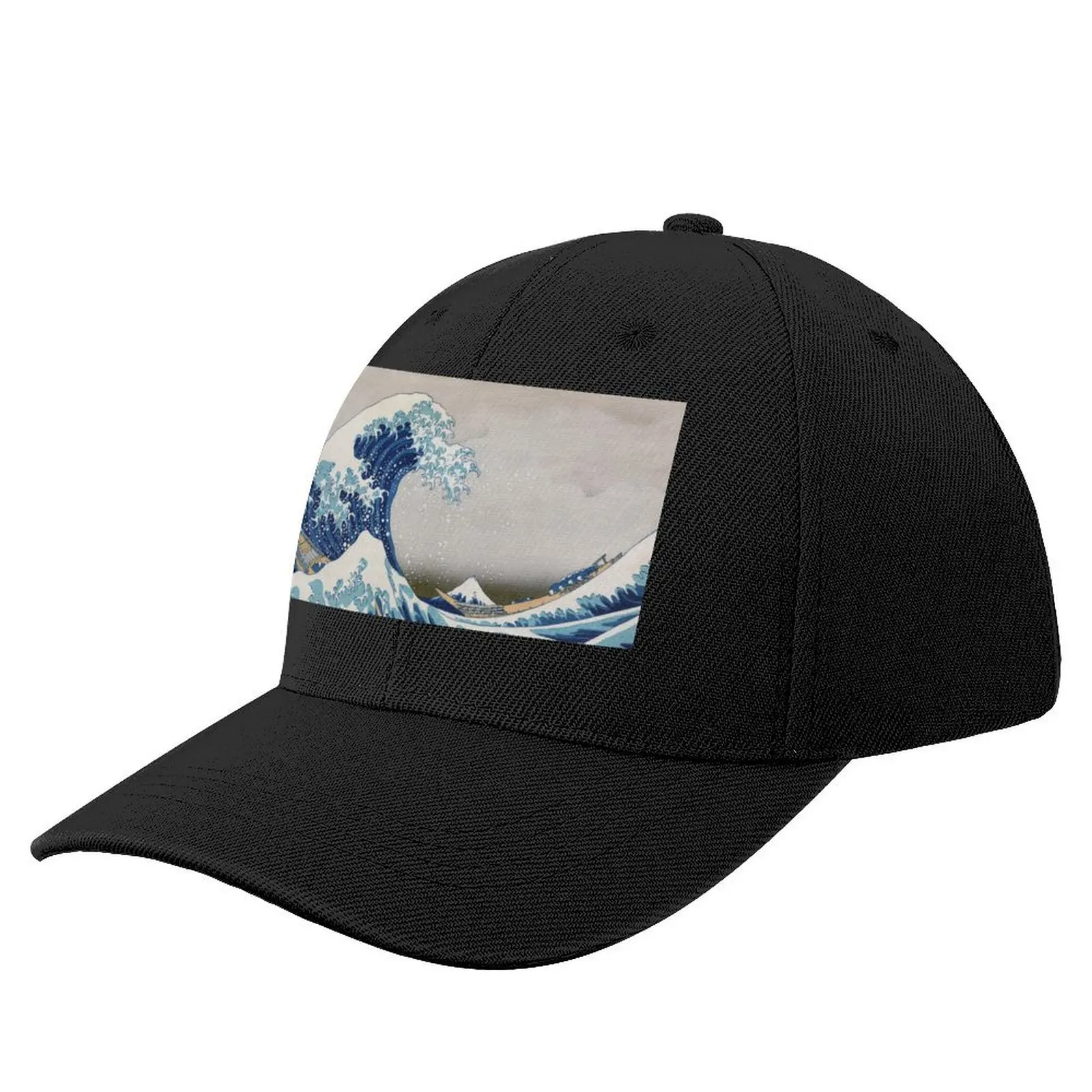 

Under the Wave off Kanagawa - The Great Wave - Katsushika Hokusai Baseball Cap Snap Back Hat Mens Hats Women's