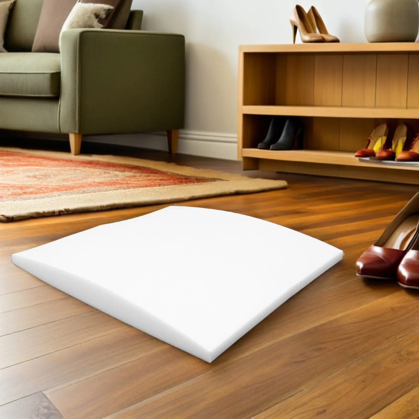 20x20in Couch Cushion Insert Sofa Cushion Support Firm Replacement Pad Saggy Seat Support High Density Board for Home Office
