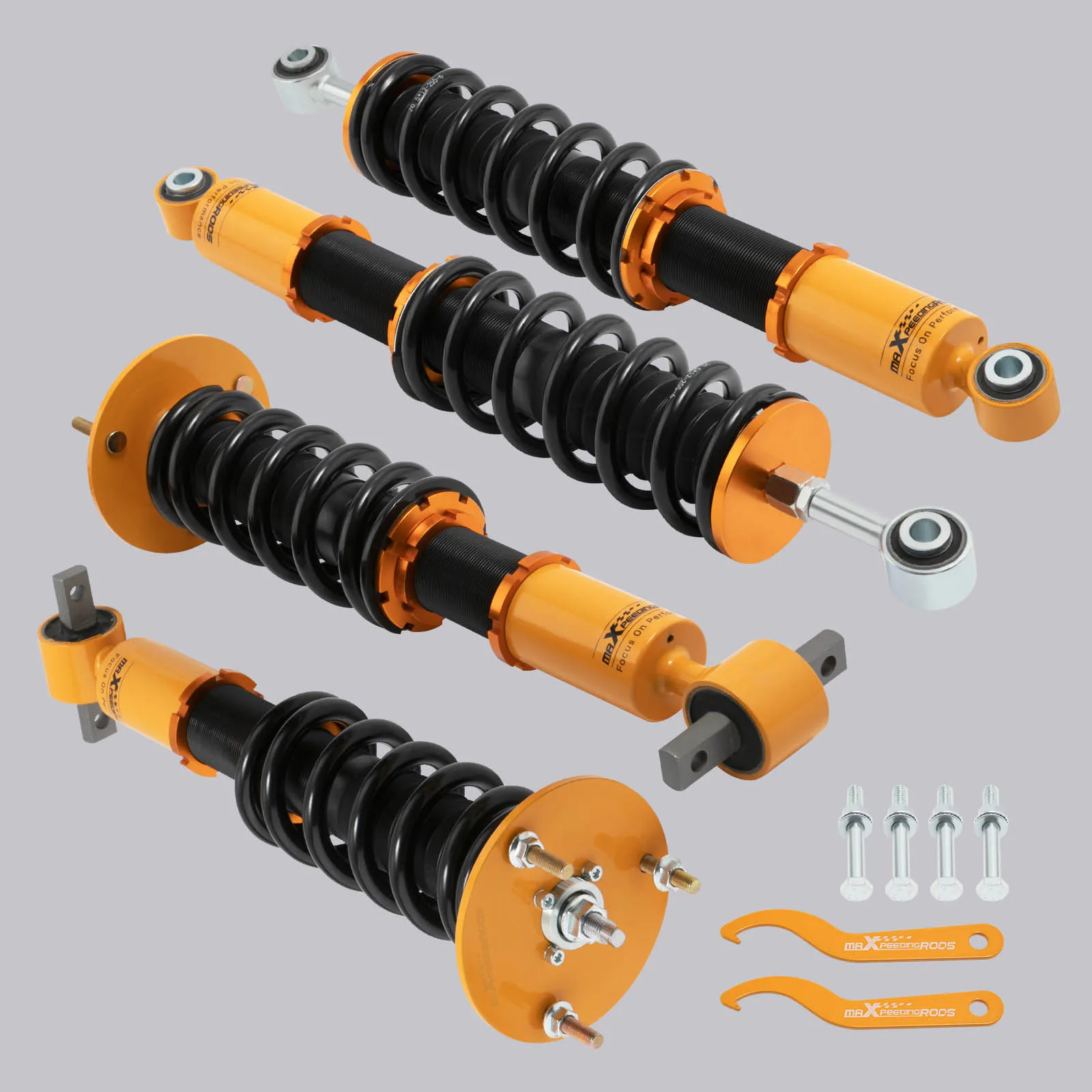 MaXpeedingrods Air Shocks Conversion To Coil Spring Coilover For Cadillac Escalade Chevrolet Avalanche Suburban 07-12