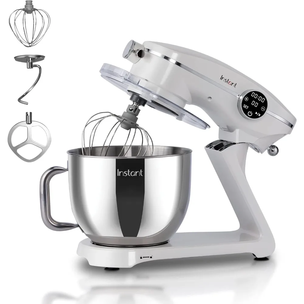 Stand Mixer Pro,600W 10-Speed Electric Mixer with Digital Interface,7.4-Qt Stainless Steel Bowl,Dishwasher Safe Whisk