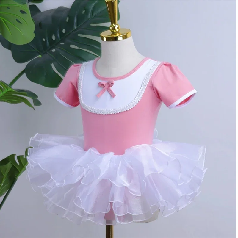 children-ballet-tutu-skirt-pink-profession-dancing-dress-elsa-girls-ballet-dance-leotard-daily-practice-class-tutu-skirt