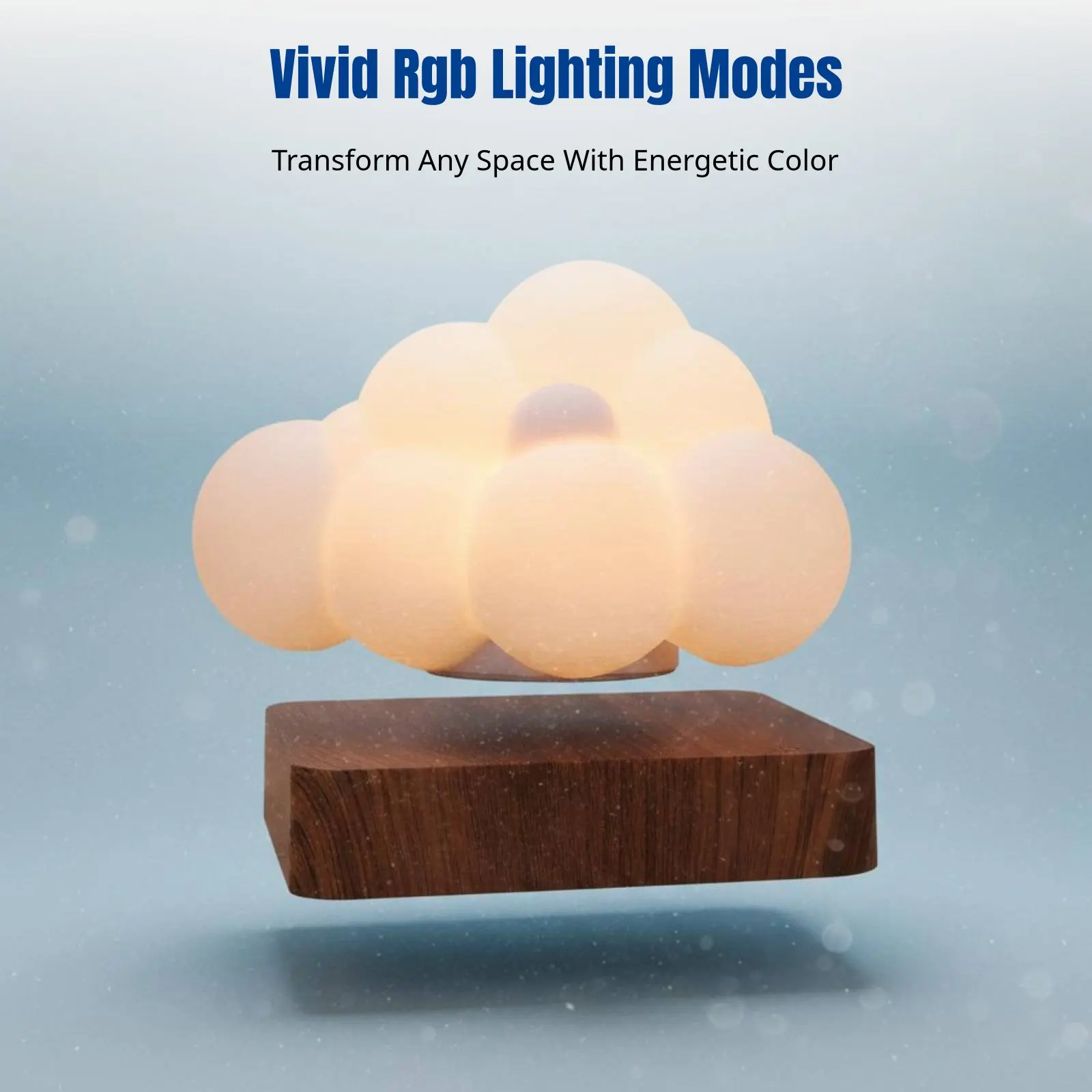 

Magnetic Levitation Nebula Light, Creative Desktop Sleep Lamp, RGB Mood Light, Unique Home Decor Accent