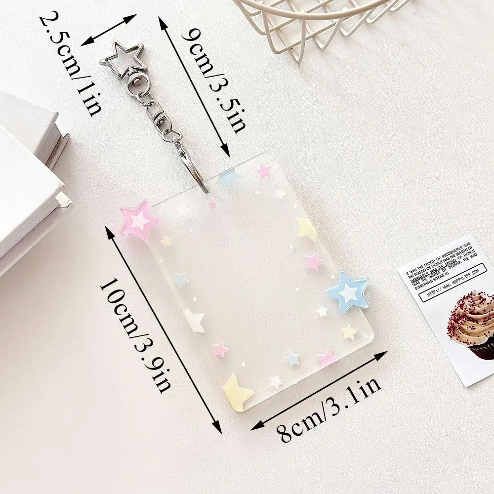 Transparent 3 Inch Kpop Photocard 3 Inch INS Style Idol Protective Case Meal Card Public Transport Card Protector Holder