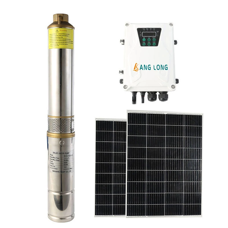 Submersible Agricultural Solar Water Pump Complete Set With Solar Panels