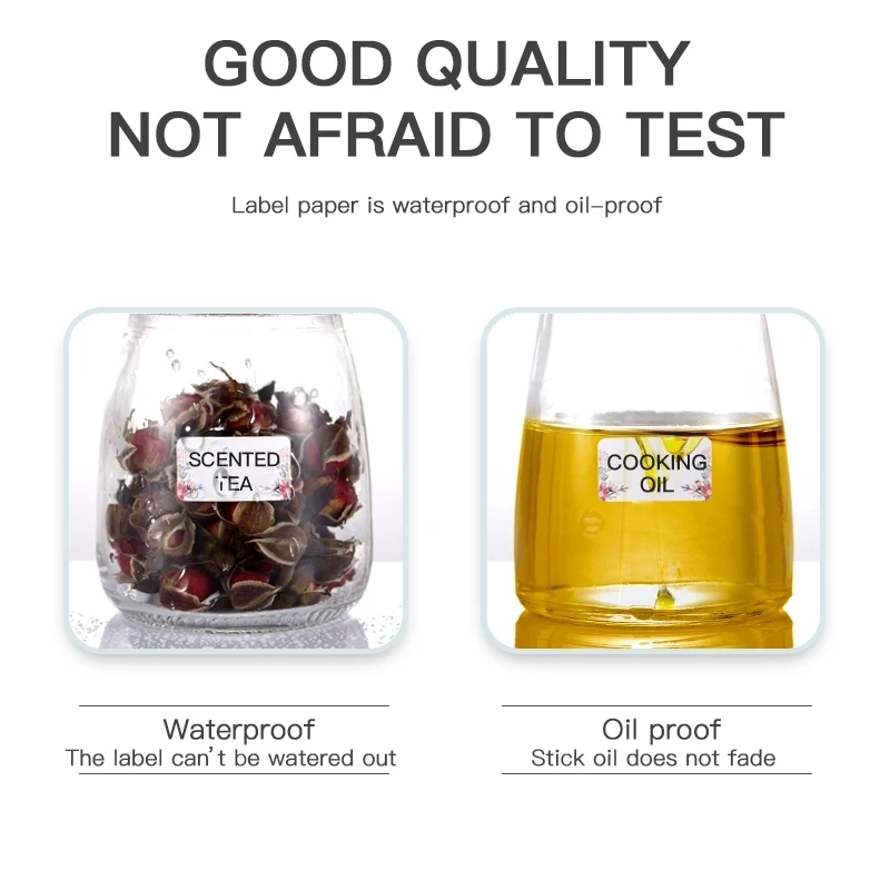 15*50mm White Label for Niimbot D11 D110 D101 Label Paper Waterproof Price Label Scratch-Resistant Storage Classification Tag