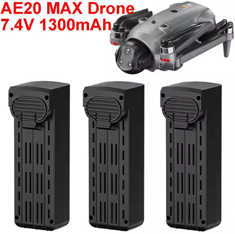 Battery for AE20 MAX Drone Screen AE20Max Battery 7.4V 1300mAh Battery Life: 22 Minutes