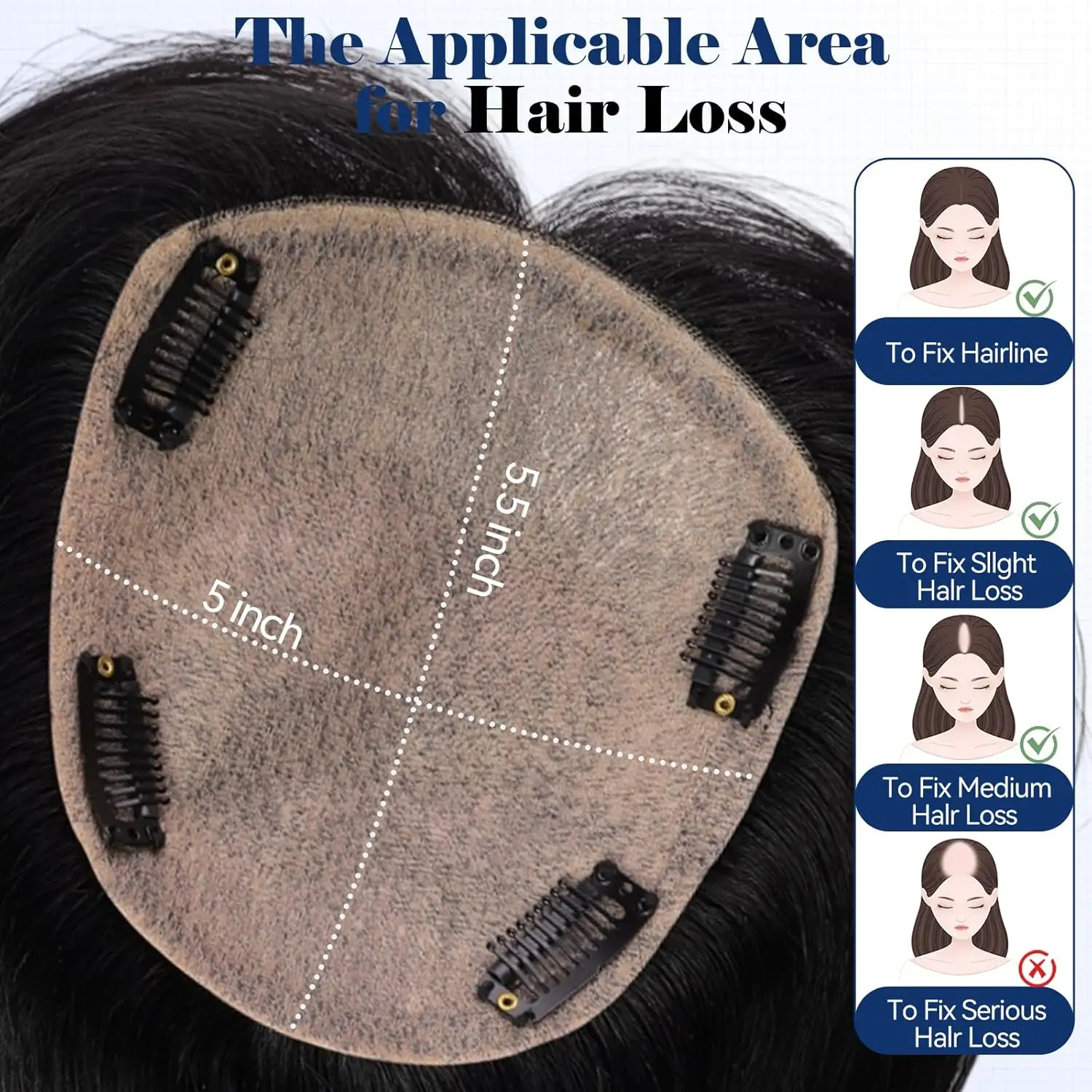 12in أسود ريمي الشعر البشري توبر 5 "* 5.5" تغطية كبيرة خصلات شعر أسود طبيعي لا الانفجارات الشعر التمديد توبر مع 4 مقاطع