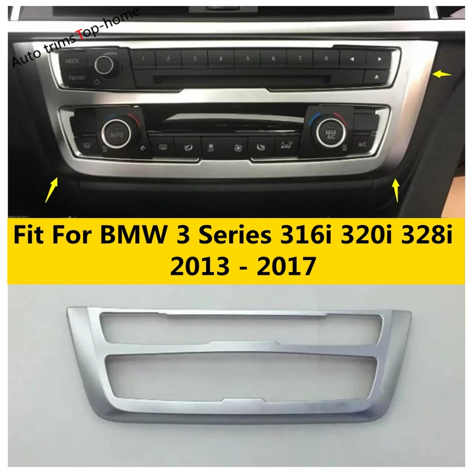 

ABS Central Control Air Conditioning Vent AC Panel Cover Trim Fit For BMW 3 Series 316i 320i 328i 2013 - 2017 Car Accessories