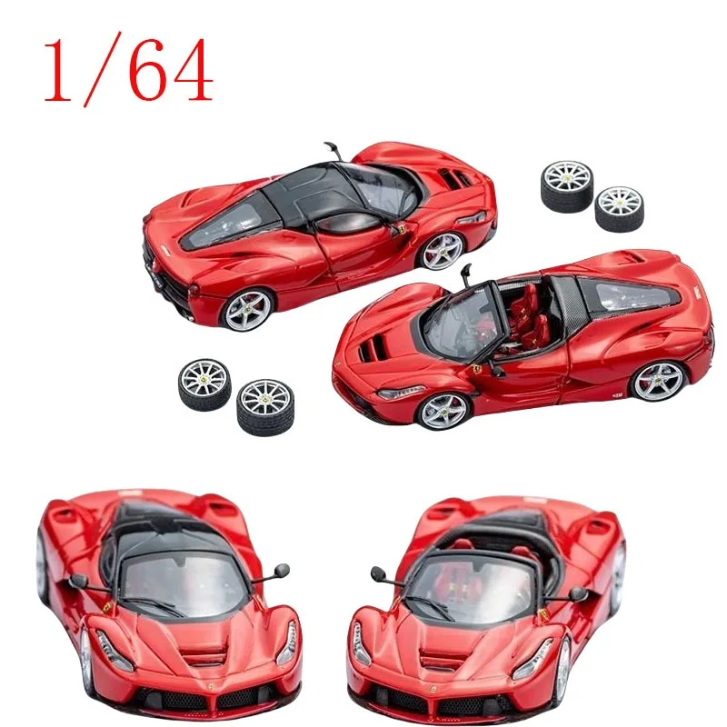 

Diecast 1/64 Scale Ferrari LaFerrari F150 Berlinetta "Stratos Buter" Commissioned Edition Alloy Car Model Toys for Boys Gift