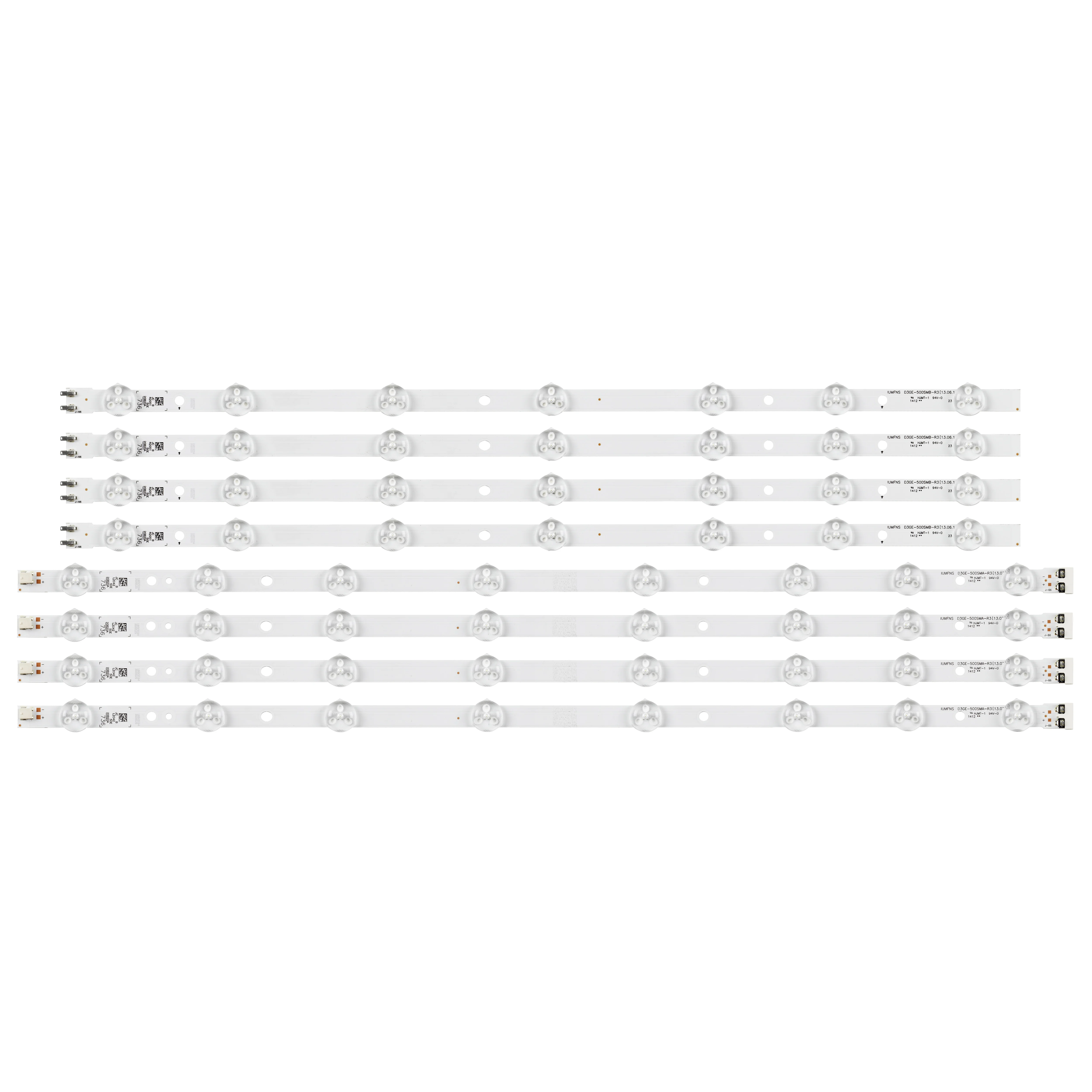 

LED backlight strip for Samsung UN50J6200 D3GE-500SMA-R3 D3GE-500SMB-R2 2013SVS50_3228N1_B2_R07 L08 LM41-00001Q LM41-00001Z