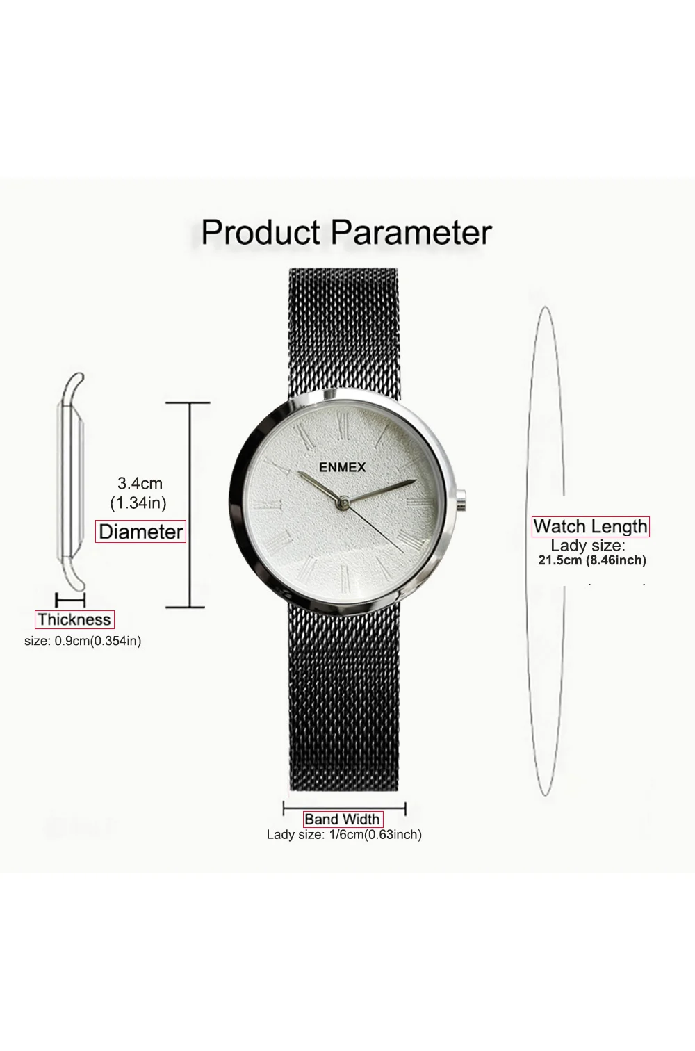 Elegant Ladies' Watch, Exquisite Quartz Women Watch, Perfect Detail Production Process