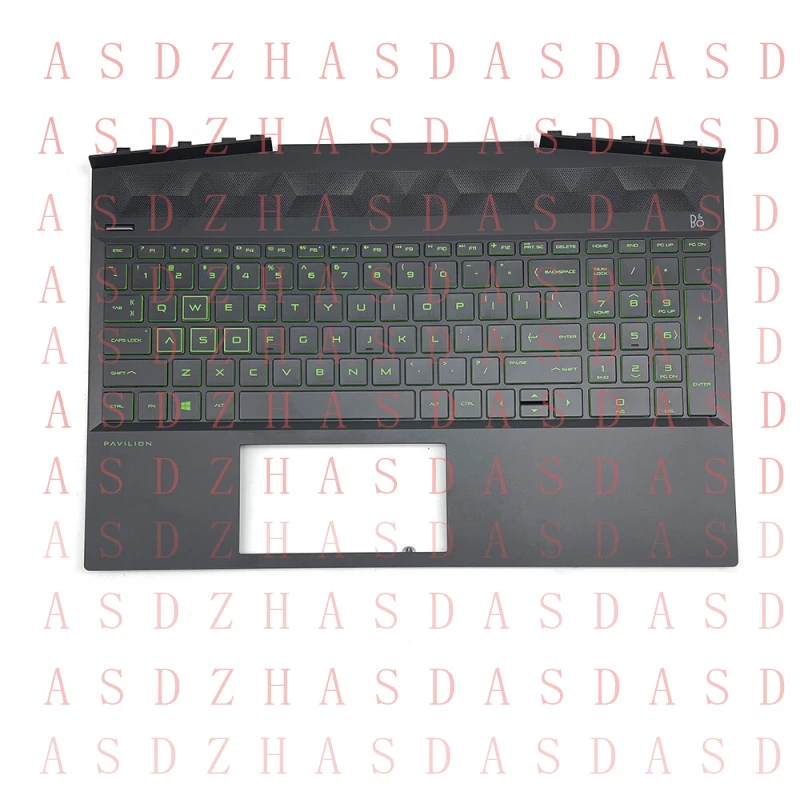 

Z New For HP Pavilion 15-DK 15T-DK Palmrest w/Backlit Keyboard Green L57593-001 US