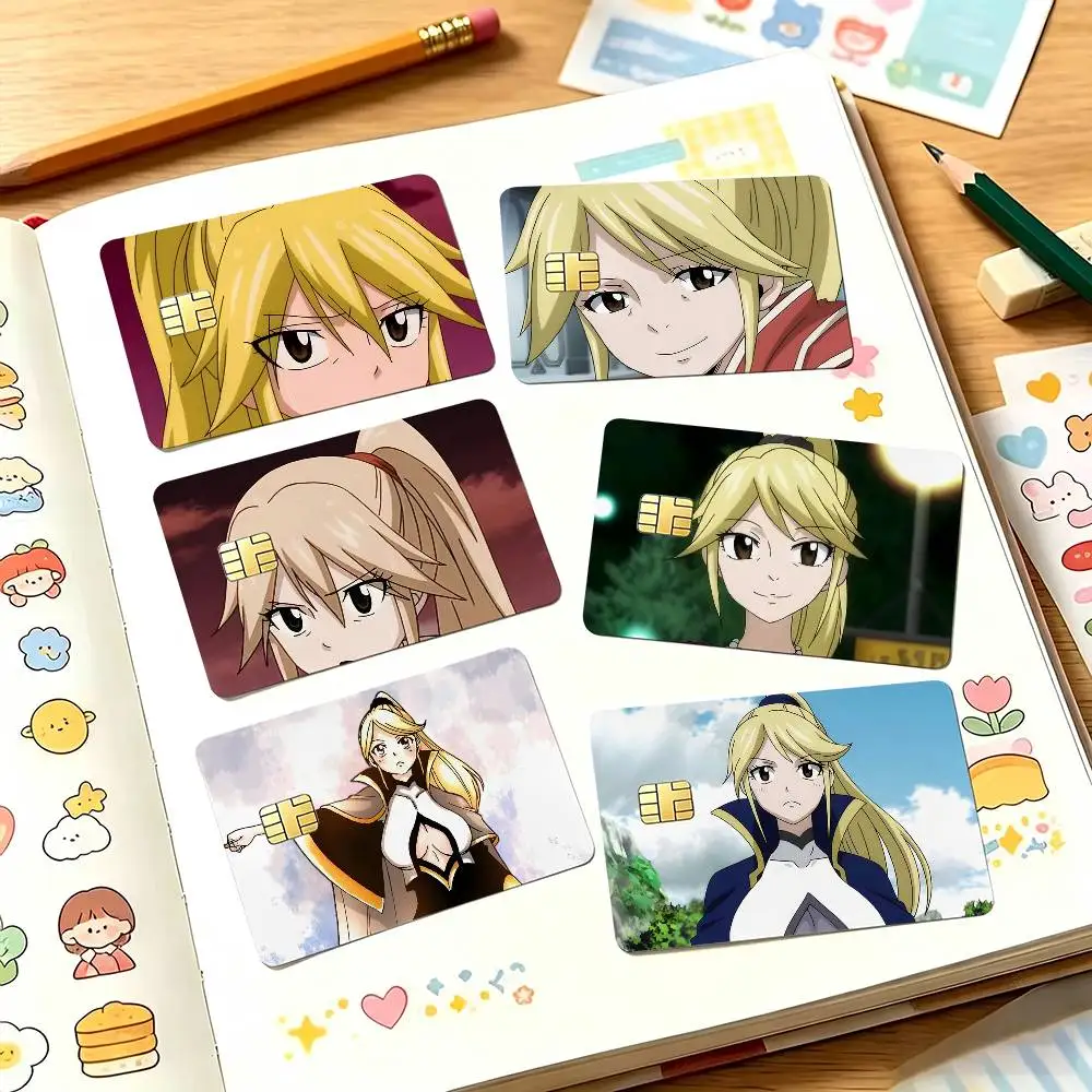 Anna Heartfilia Fairy Tail Credit Card Sticker Waterproof PVC Skin Cover For Debit Bank Card, Removable Card Decal Wrap