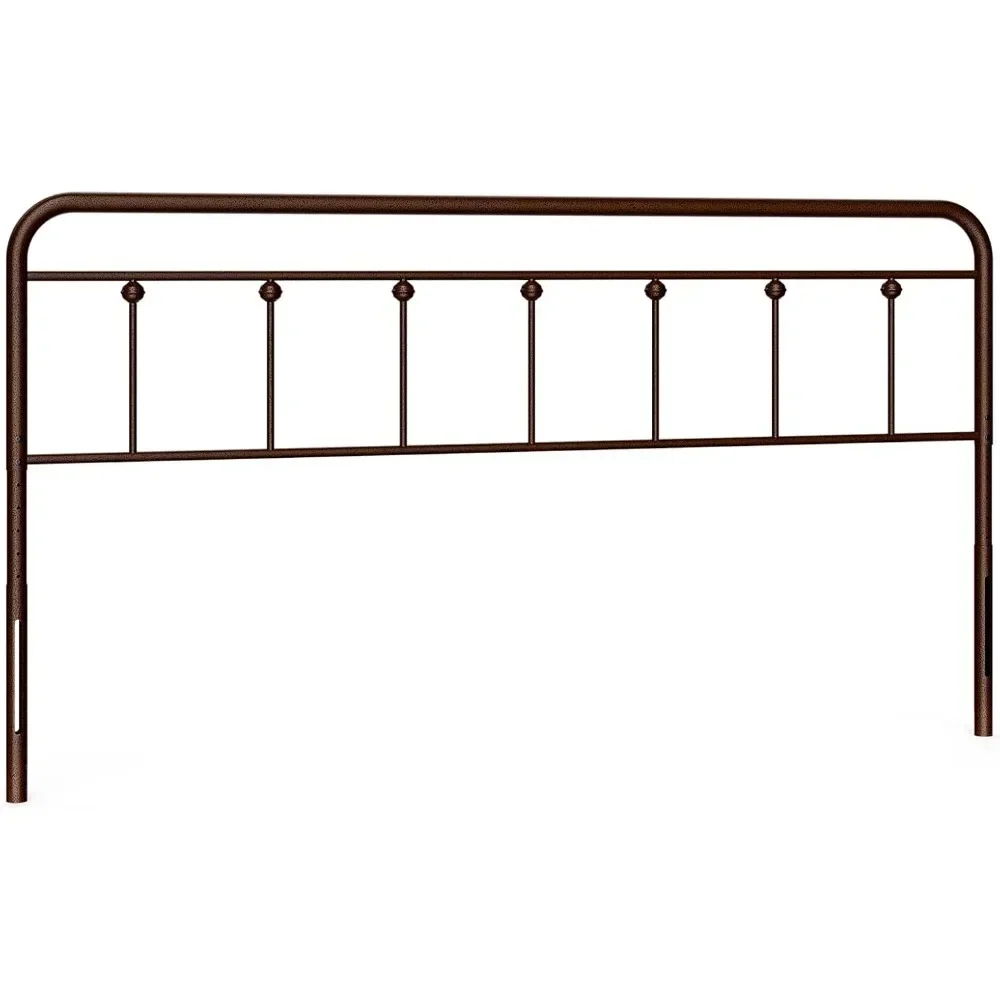 

Metal California Headboard, Adjustable Height, Farmhouse Victorian Style, Easy Assembly, Steel Headboard Only for Bedroom