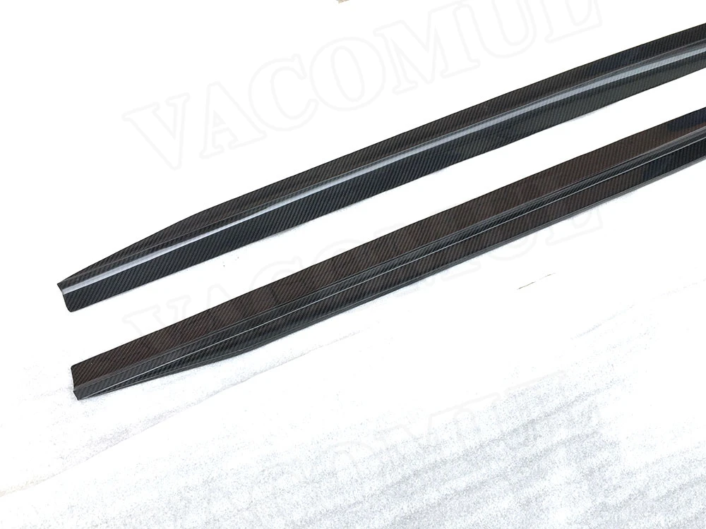 

VACOMUL 2Pcs/Set Dry Carbon Fiber Side Skirts Aprons Bumper For BMW 8 Series G14 G15 G16 840i 2019 2020 Car Styling