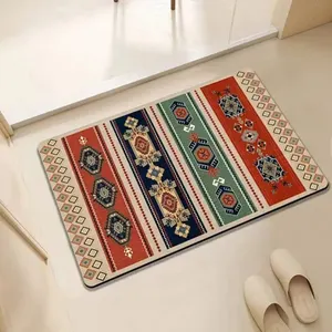 VİKAMA 40 * 60 cm, Kristal Kadife Tarzı, Ulusal Halı Retro Tarzı-Farsça-Oturma Odası, Kanepe, Halı, Homestayrug Bohemian paspas En çok satılan 12 halı, İran tarzı-no. 6