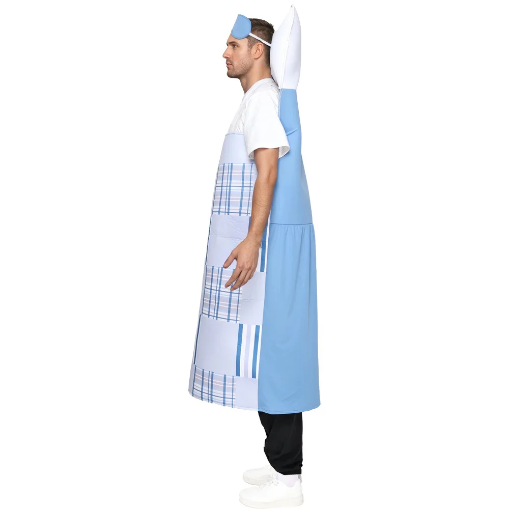Funny Hospital Bed Performance Costumes 145x66cm Cosplay Patient Character Outfits Party Props