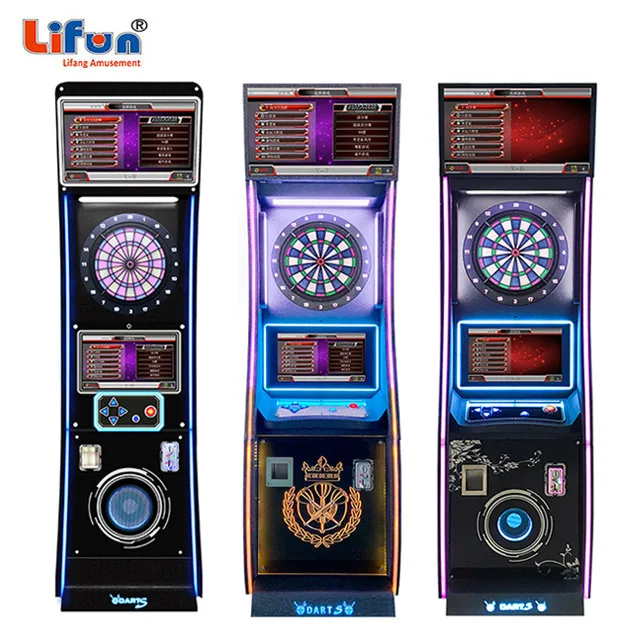 Factory Hot Selling Luxury Classics Dart Shooting Machine Coin Operated Indoor Bar Mall Electronic Soft Darts Machines