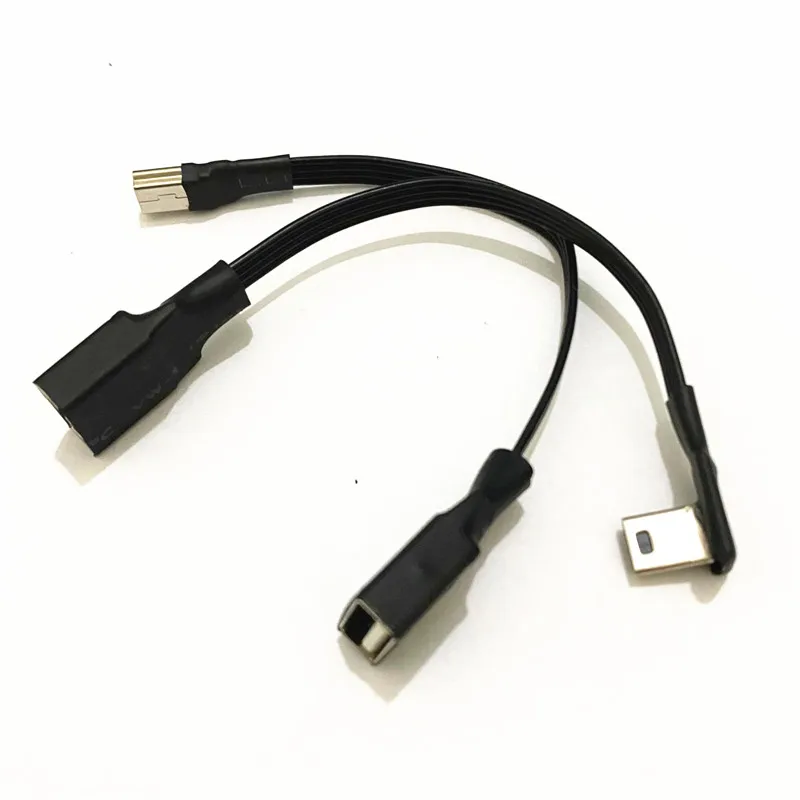 Кабель Mini usb otg из мягкого силикона, кабель Mini USB «папа»-«мама» usb2.0 OTG для подключения автомобильного U-диска 0,1 м/0,2 м