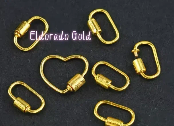 

Золотые ювелирные изделия Eldorado Gold из 18-каратного золота, комплектующие для украшений