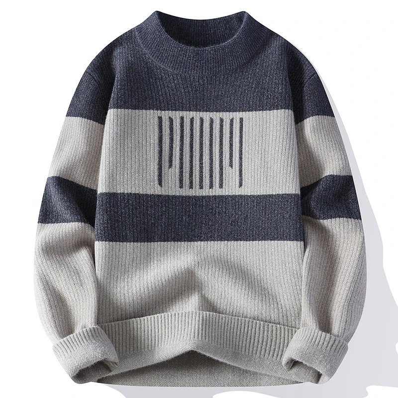 Sweaters men 2023 winter korean style thicken mens warm sweater men fashion warm sweaters Men\'s wool pullovers male size M-3XL