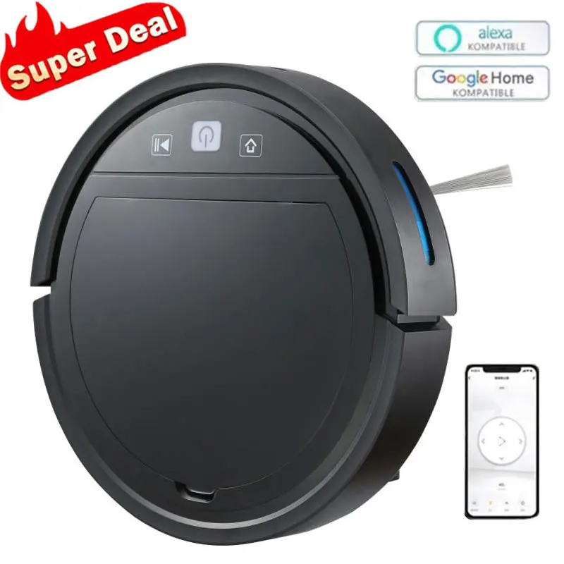 Robot Vacuum Cleaner 2500PA Smart Remote Control Wireless AutoRecharge Floor Sweeping Cleaning appliance Vacuum Cleaner For Home