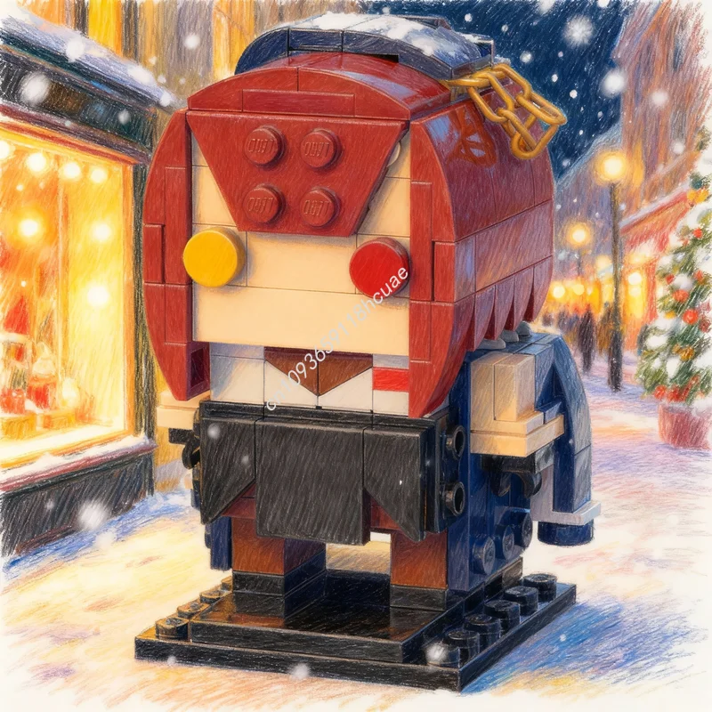 

Набор для сборки модели MOC Houshou Marine Brickheadz, 157 деталей, конструктор, развивающая игрушка, идея для рождественского подарка