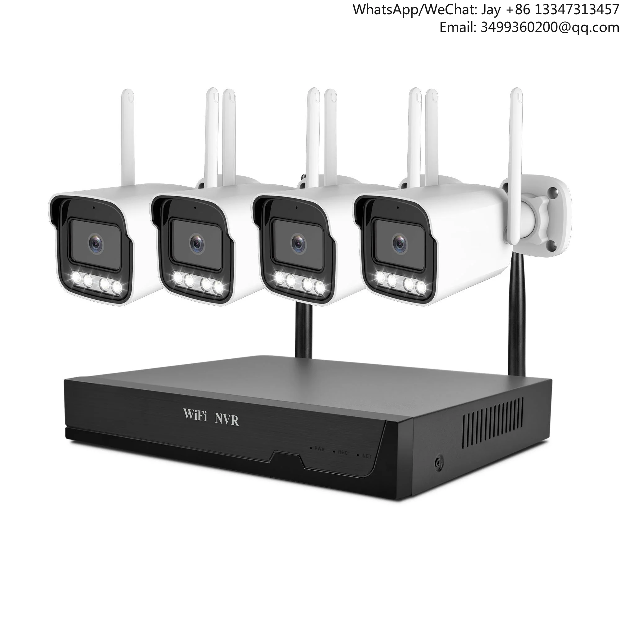 

5MP Wireless NVR Kit Security Camera System Waterproof Camera Supports Full-color Night Vision