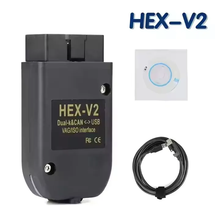 

2025 VCDS VAGCOM Interface VCDSCAN HEX V2 Update 24.7 FOR VW For AUDI Skoda Seat Multi-Language Car Autocom Diagnostics Tools