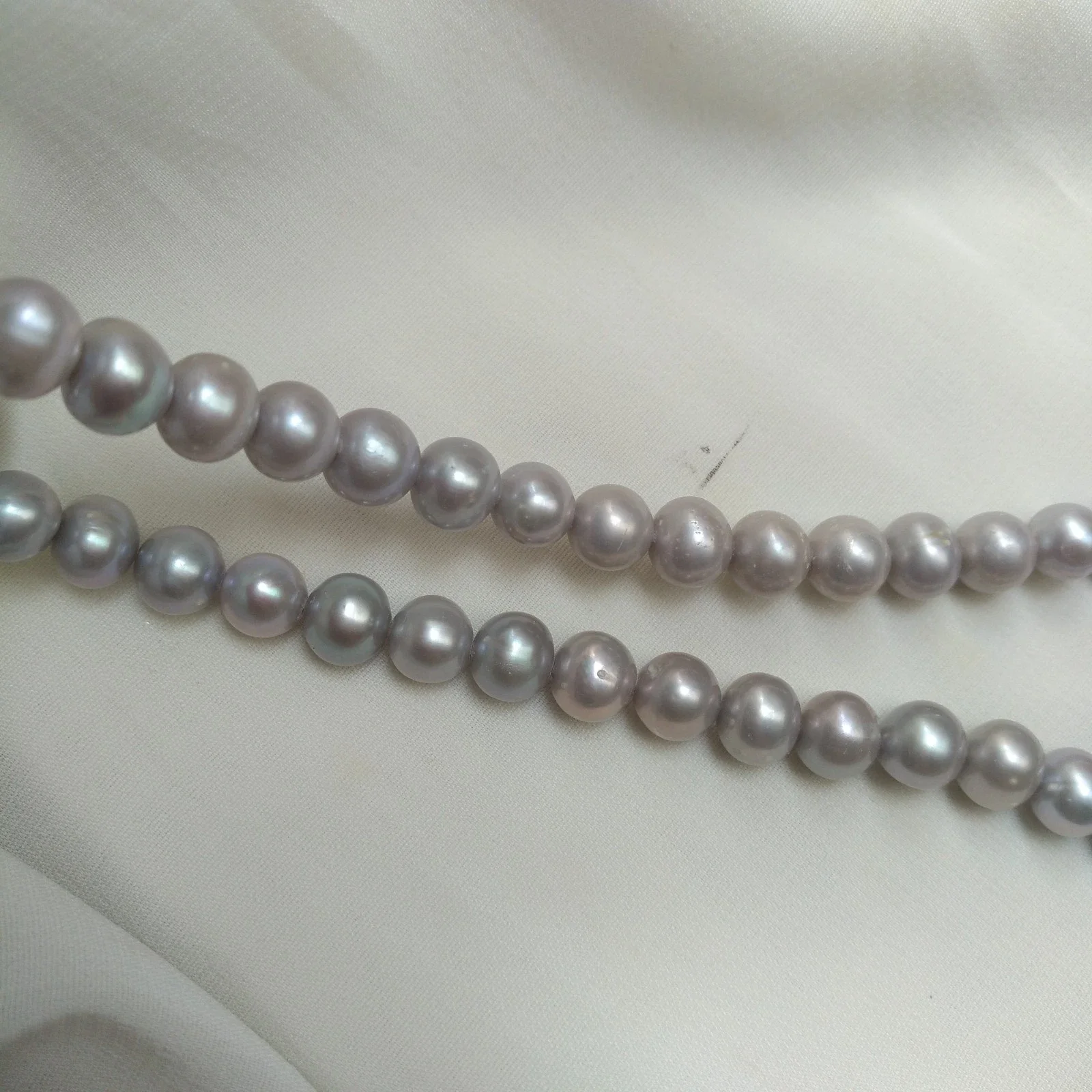 

Classic - AAAA7-8mm Natural South Sea Grey Round Pearl Necklace 16inch/18inch/20ich/22inch/24inch/35 inch/925s