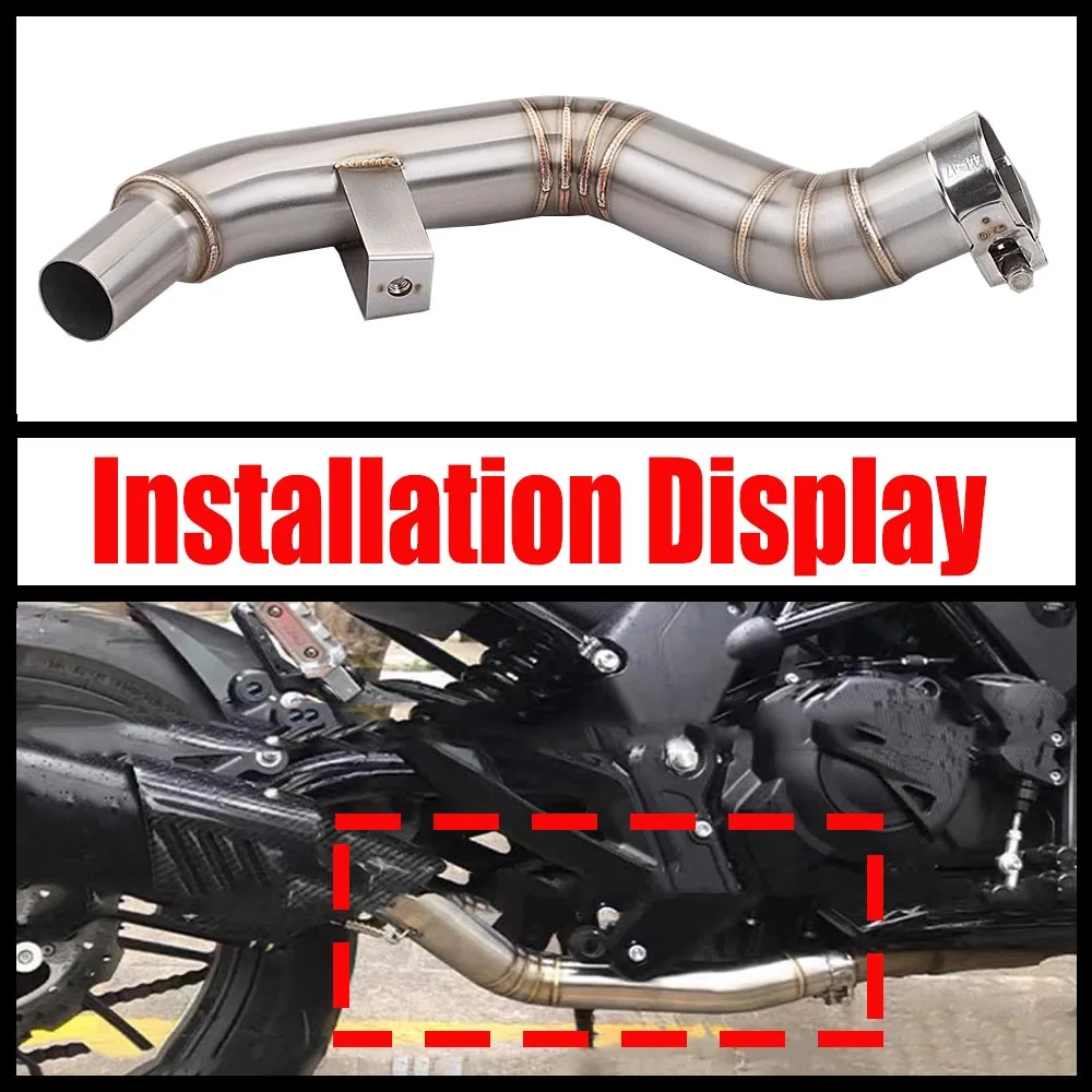 Motorcycle Exhaust Modification for Benelli 502C  Remove The Drum Mid-section Connect To The Original Tail  Easy Installation