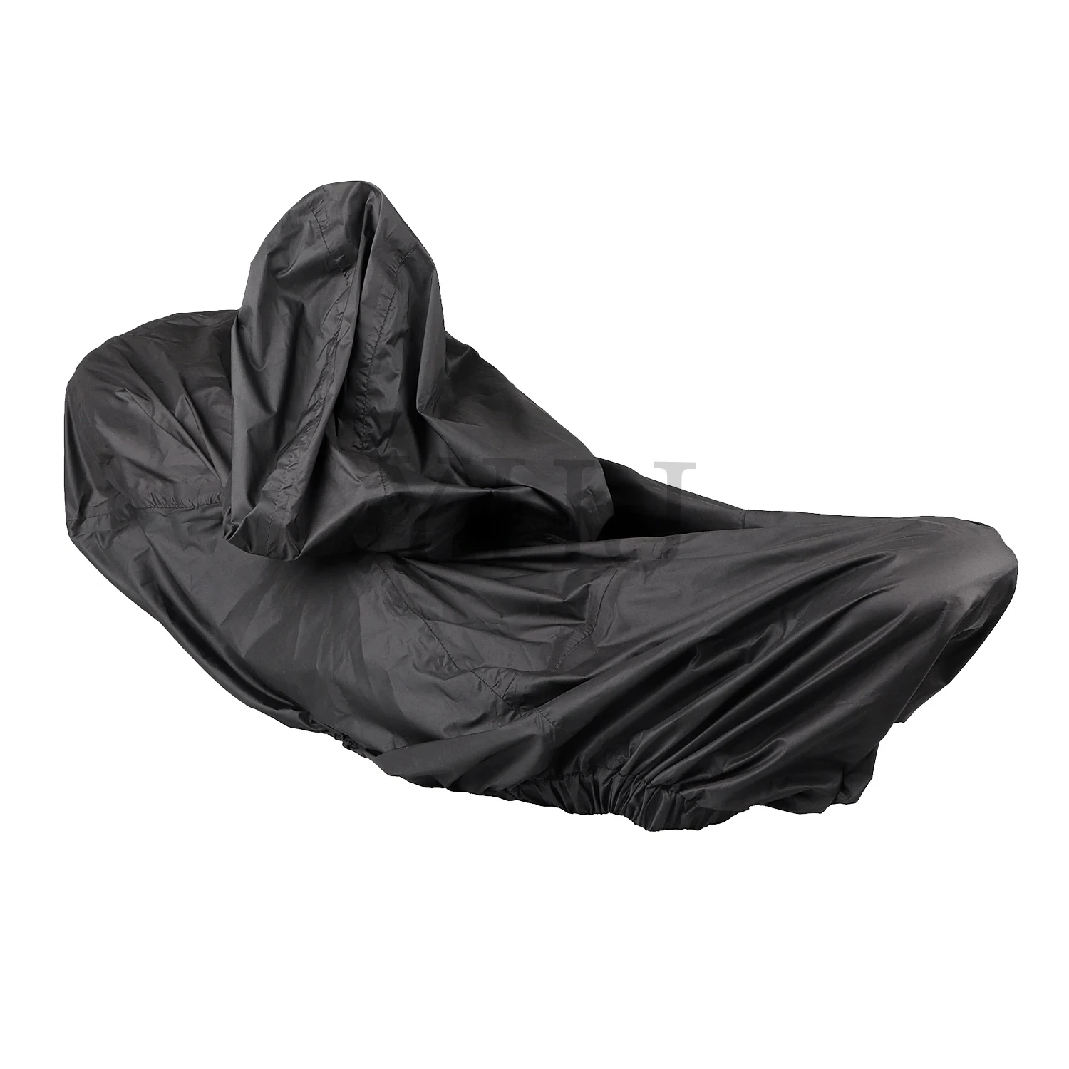 Waterproof Seat Rain Cover with Driver Backrest For Harley Motorcycle Touring Road King Electra Street Glide FLTRX Black Nylon