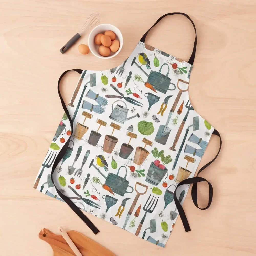 

Herb and veggie garden Apron Chef Accessories Kitchen Tools Apron