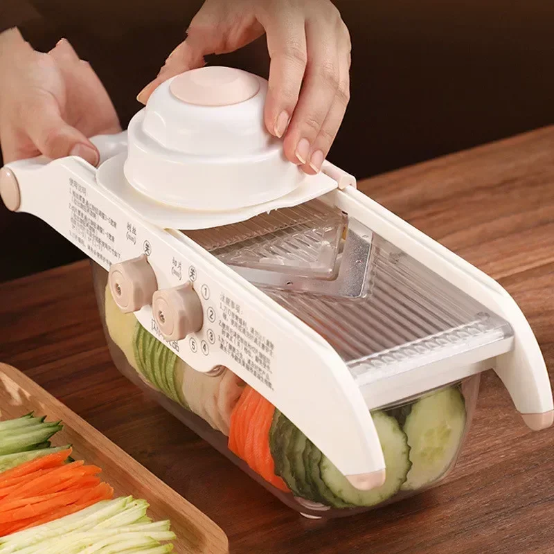 NEW Multifunction Vegetable Cutter Adjustable Food Slicer Dicer Nicer Fruit Peeler Chopper Cutter Carrot Grater Kitchen Tool