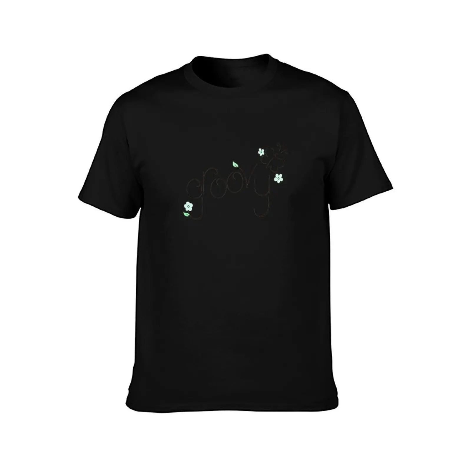 Groovy T-Shirt Casual Breathable Short Sleeve Top T-Shirt