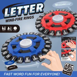 New Spanish Think Word Board Game Fast-Paced Family Interactive The Quick Thinking Letter Pressing Tapple Games Christmas Gifts