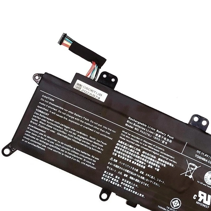 Laptop Battery 11.4V 48Wh 4080mAh PA5278U for Toshiba Portégé X30-E/F X30-D-123 Tecra X40-D-11F X40-D-145 X40-D-14M X40-E X40-F
