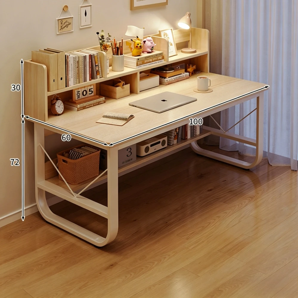 Minimalism Writing Desk Office Computer Desks Table with Storage Simple Desktop Computer Desk Laptop Desk Sturdy Table image 4