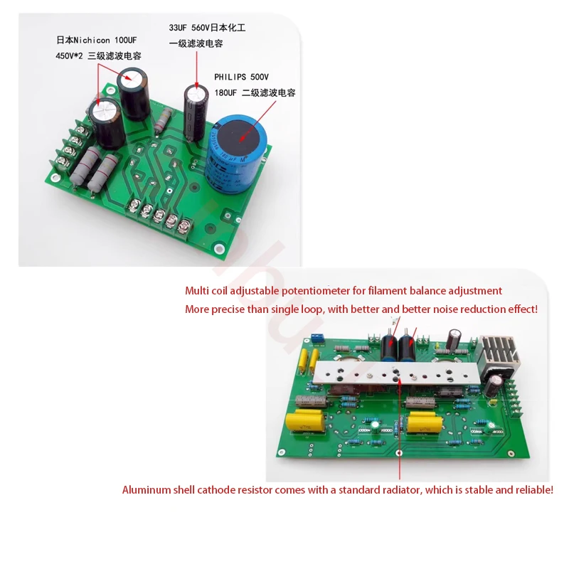 Sunbuck 300B أنبوب 717A 6J8P 6 متر 8 دفع HIFI نهاية واحدة فئة أ أنبوب إلكتروني المرحلة الخلفية مكبر للصوت 9WX2 مكبر للصوت الصوت